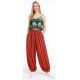 striped harem pant
